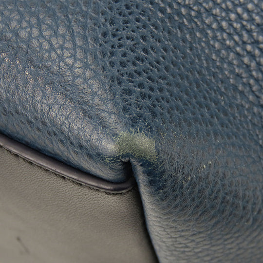 COACH Shoulder Bag F71431 leather Navy mens Used Authentic