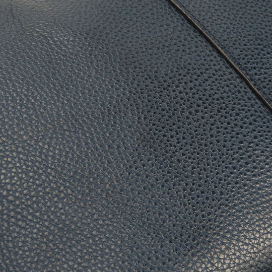 COACH Shoulder Bag F71431 leather Navy mens Used Authentic