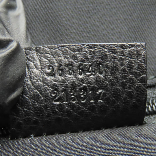 GUCCI Tote Bag 268640 GG canvas black Women Used Authentic