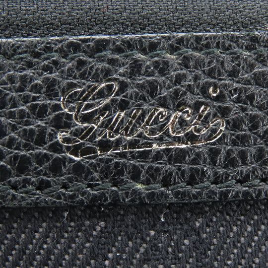 GUCCI Tote Bag 268640 GG canvas black Women Used Authentic