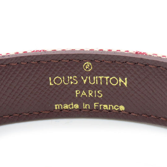LOUIS VUITTON bracelet M64459 Monogram Mini, Metal pink Good Luck Bless Women Used Authentic