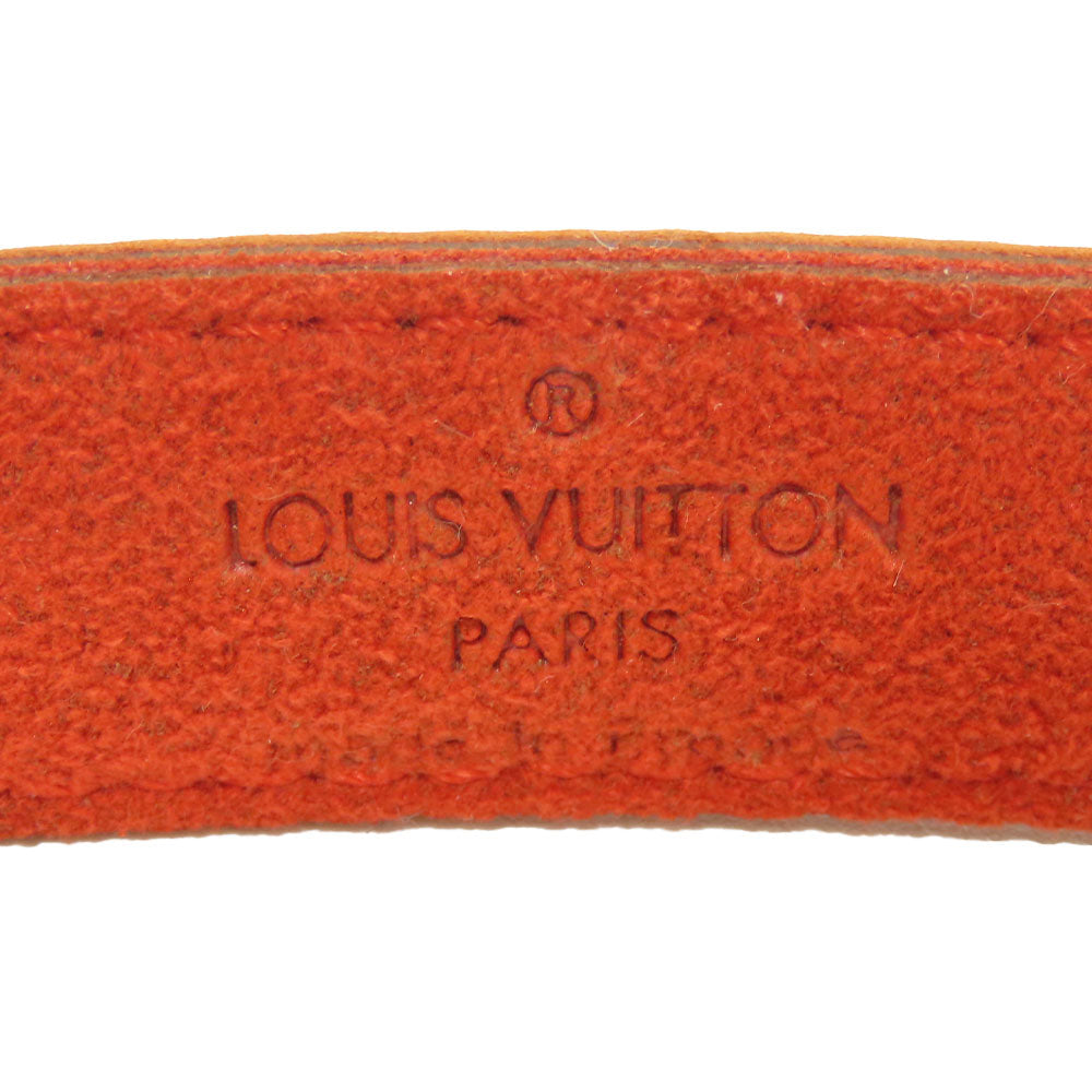 LOUIS VUITTON bracelet M64448 Tanned leather, metal beige Good Luck Bless Women Used Authentic