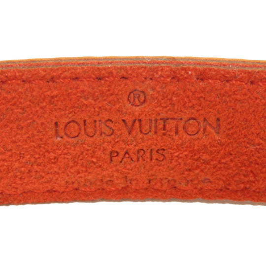 LOUIS VUITTON bracelet M64448 Tanned leather, metal beige Good Luck Bless Women Used Authentic