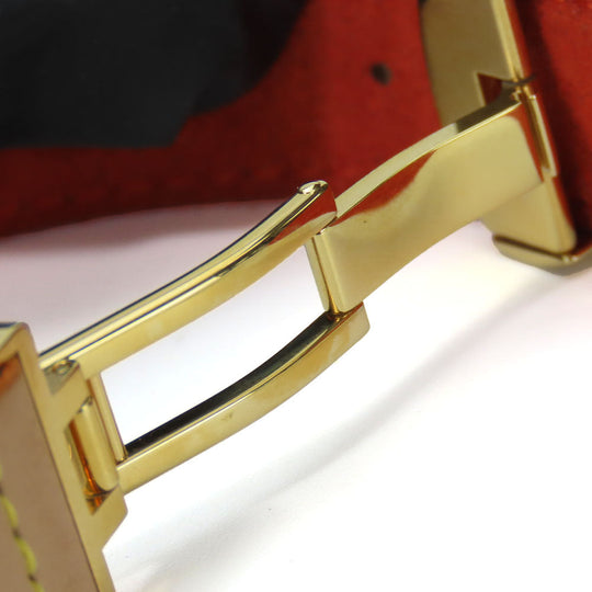 LOUIS VUITTON bracelet M64448 Tanned leather, metal beige Good Luck Bless Women Used Authentic