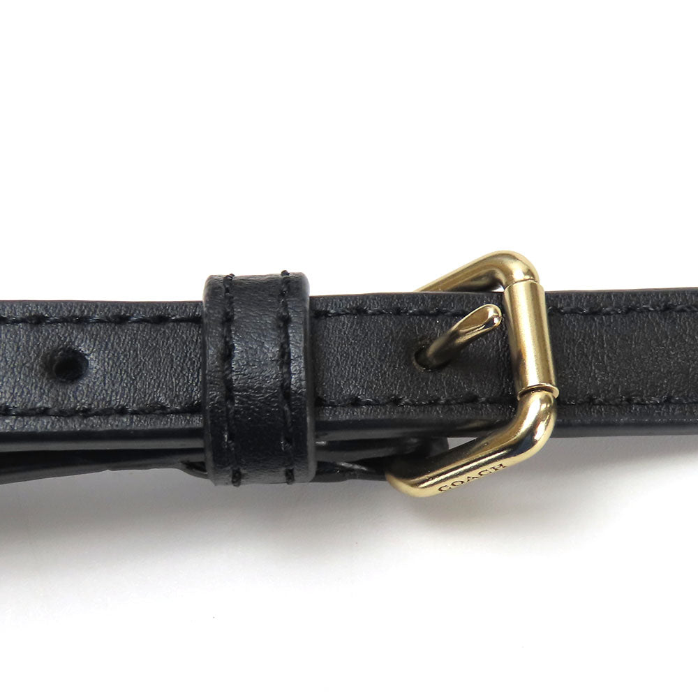 COACH Shoulder Bag F28989 leather Brown Signature Women Used Authentic