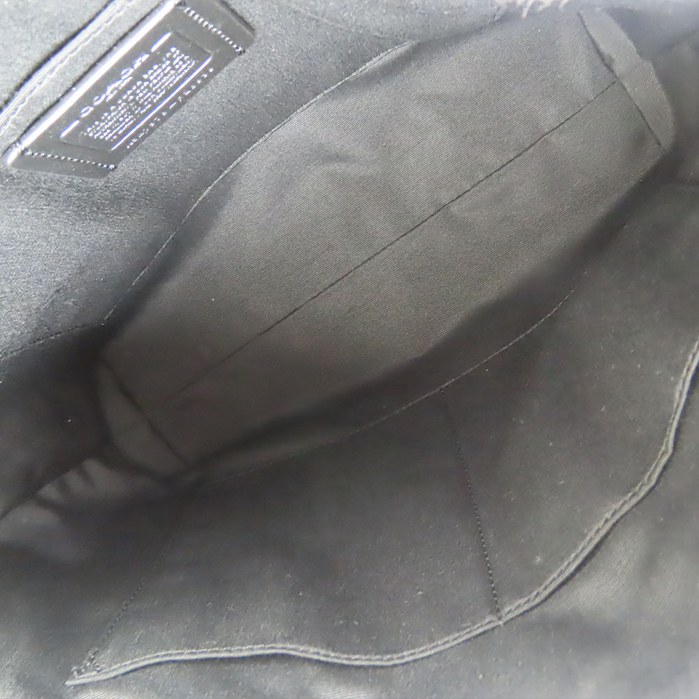 COACH Shoulder Bag F28989 leather Brown Signature Women Used Authentic