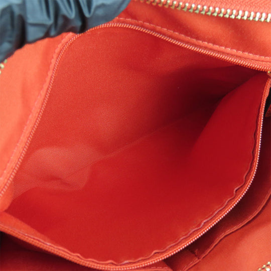 COACH Shoulder Bag F34938 Leather, PVC coated canvas Brown Signature Women Used Authentic