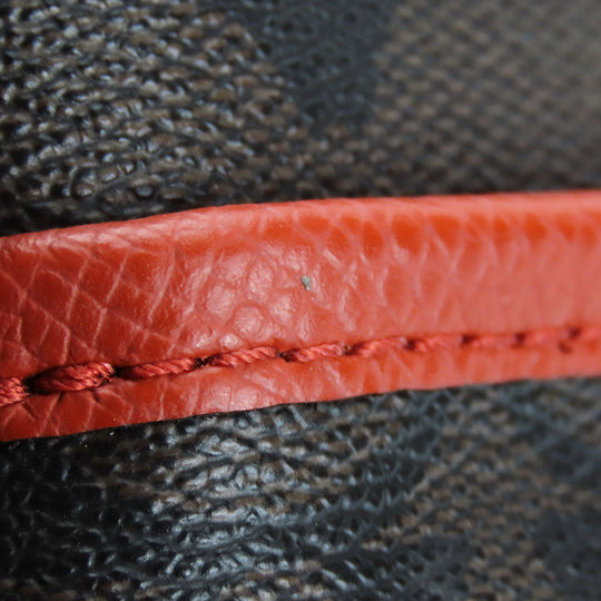 COACH Shoulder Bag F34938 Leather, PVC coated canvas Brown Signature Women Used Authentic