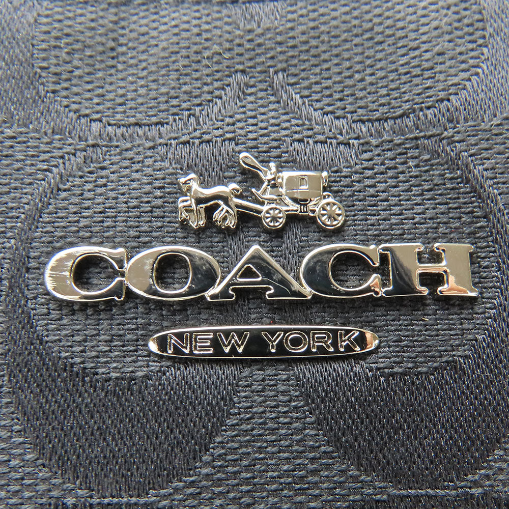 COACH Tote Bag F37231 leather black Signature