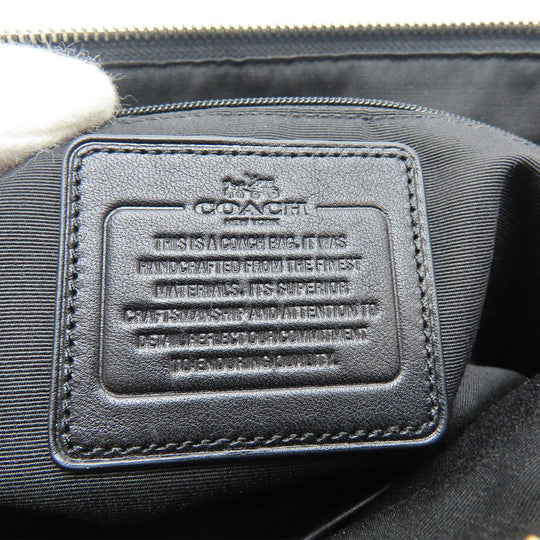 COACH Tote Bag F37231 leather black Signature