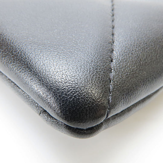 CHANEL Coin case AP2086 lambskin black Women Used Authentic