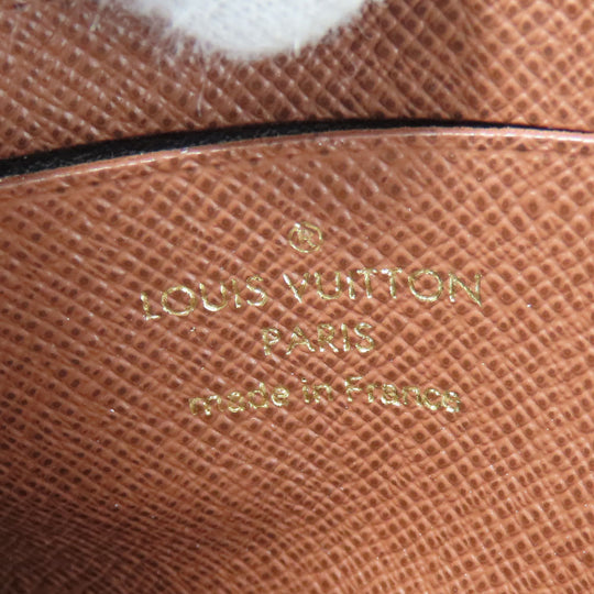LOUIS VUITTON Card Case M83476 Monogram Brown Portefeuille Noah Compact Women Used Authentic
