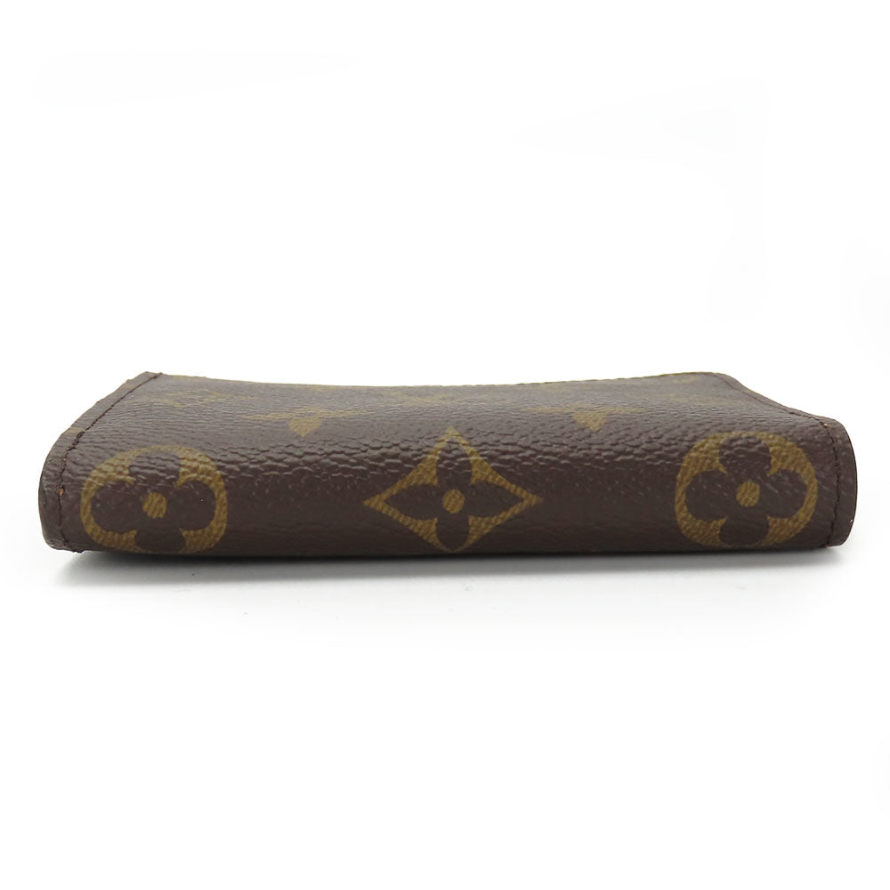 LOUIS VUITTON Card Case M83476 Monogram Brown Portefeuille Noah Compact Women Used Authentic