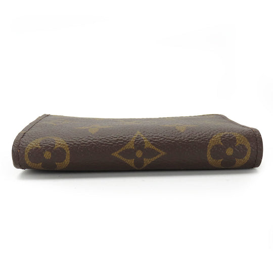 LOUIS VUITTON Card Case M83476 Monogram Brown Portefeuille Noah Compact Women Used Authentic