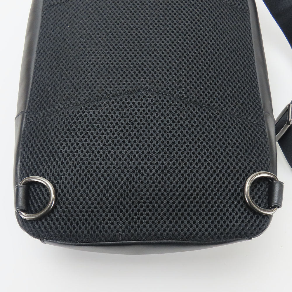 COACH Sling bag F39942 leather black Signature