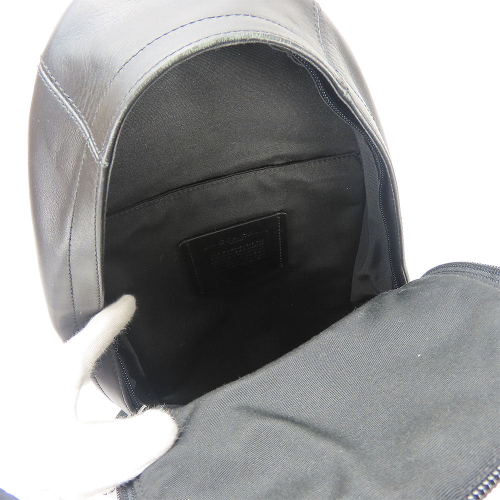 COACH Sling bag F39942 leather black Signature