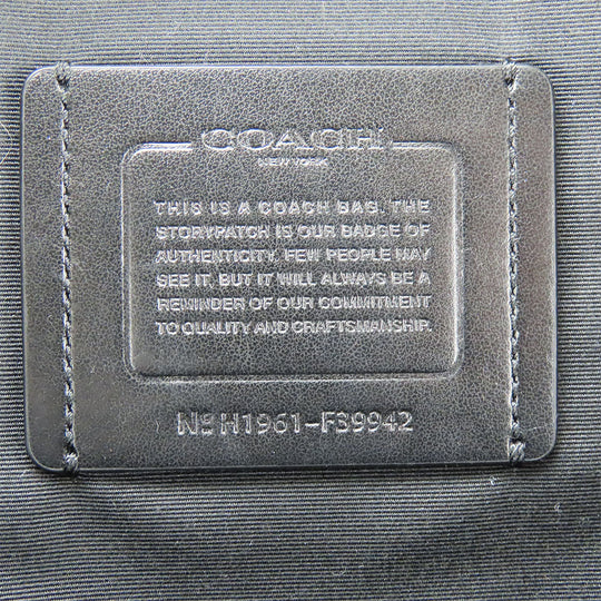 COACH Sling bag F39942 leather black Signature