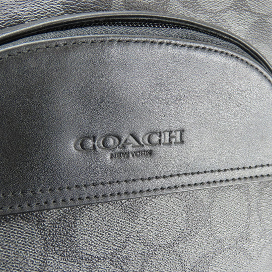 COACH Sling bag F39942 leather black Signature