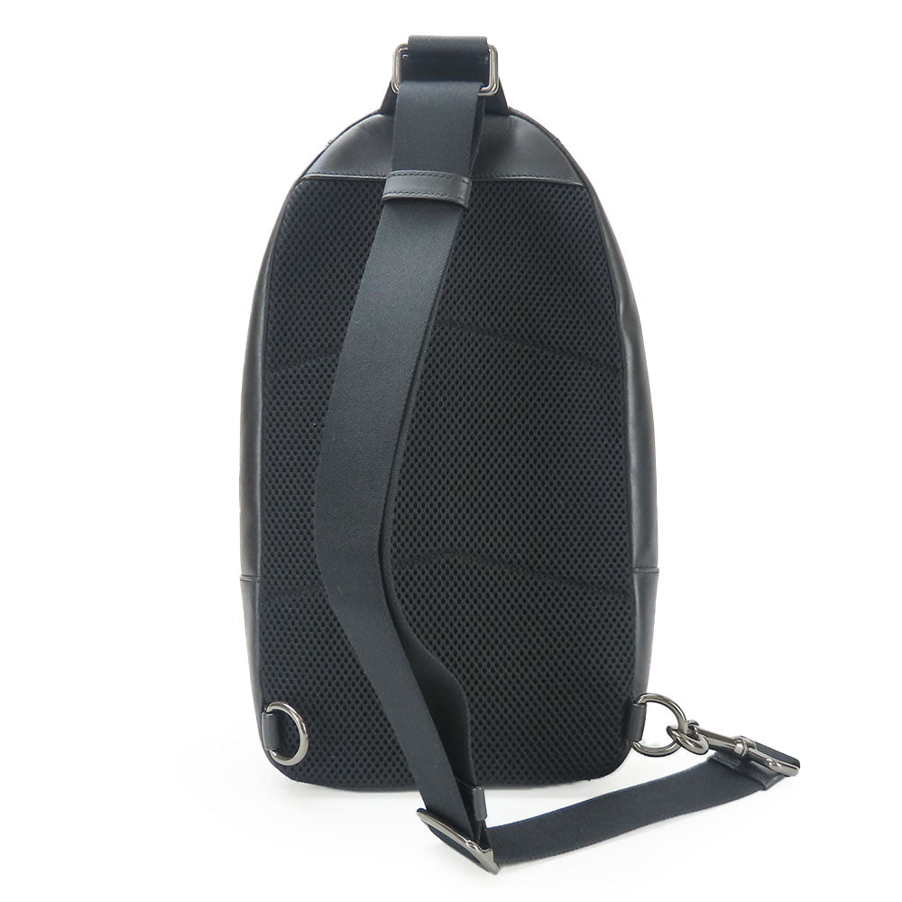 COACH Sling bag F39942 leather black Signature