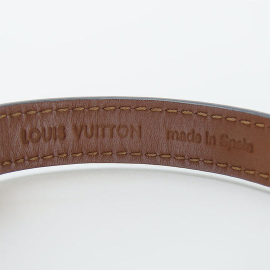 LOUIS VUITTON bracelet M8085 Leather, Metal black LV Iconic Bracelet Women(Unisex) Used Authentic
