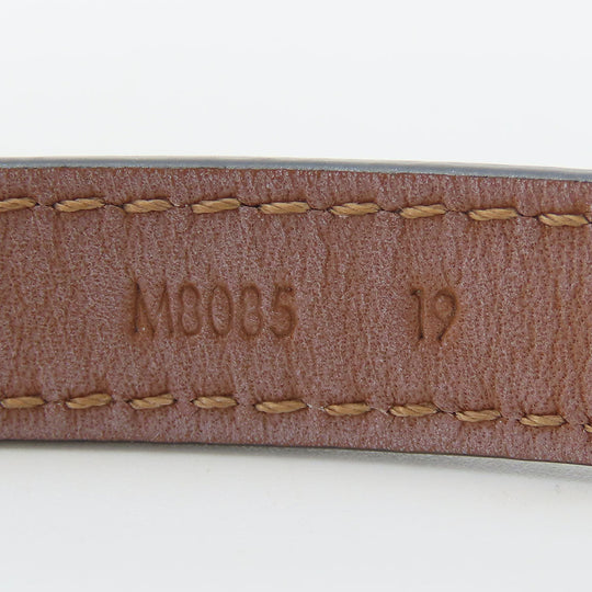 LOUIS VUITTON bracelet M8085 Leather, Metal black LV Iconic Bracelet Women(Unisex) Used Authentic