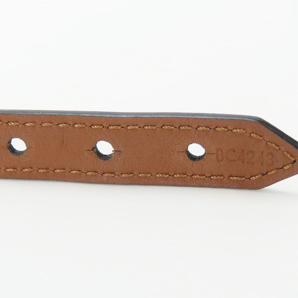 LOUIS VUITTON bracelet M8085 Leather, Metal black LV Iconic Bracelet Women(Unisex) Used Authentic