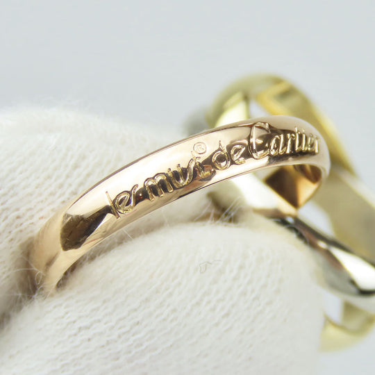 CARTIER Ring K18 yellow gold Three color Must de Cartier Trinity 52