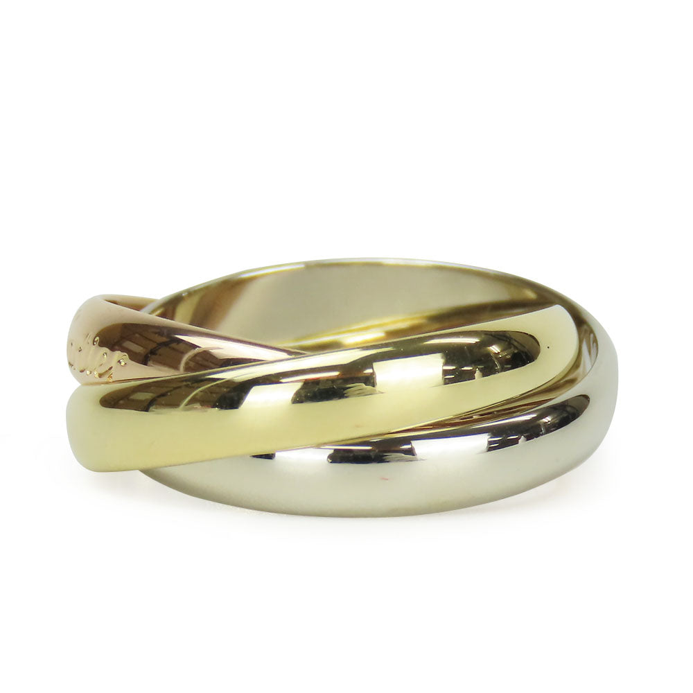 CARTIER Ring K18 yellow gold Three color Must de Cartier Trinity 52