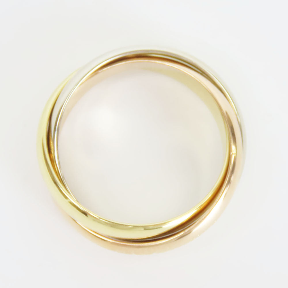 CARTIER Ring K18 yellow gold Three color Must de Cartier Trinity 52