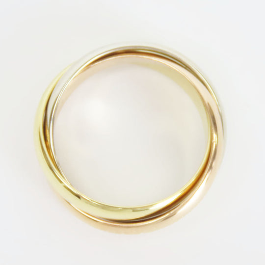 CARTIER Ring K18 yellow gold Three color Must de Cartier Trinity 52