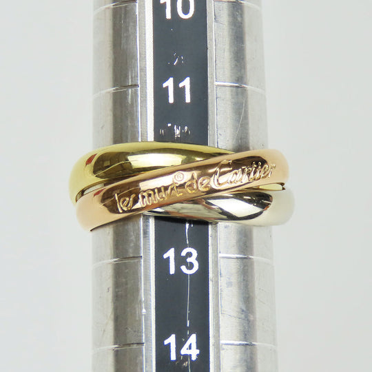 CARTIER Ring K18 yellow gold Three color Must de Cartier Trinity 52