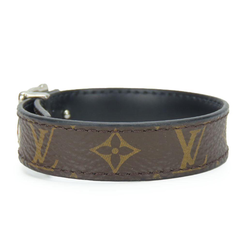 LOUIS VUITTON bracelet M8042 Monogram Brown NIGO LV Tiger Bracelet mens Used Authentic