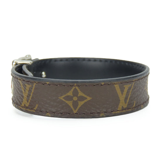 LOUIS VUITTON bracelet M8042 Monogram Brown NIGO LV Tiger Bracelet mens Used Authentic