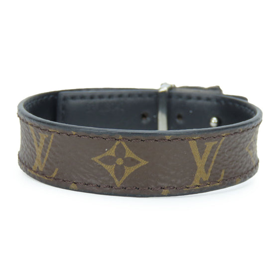 LOUIS VUITTON bracelet M8042 Monogram Brown NIGO LV Tiger Bracelet mens Used Authentic