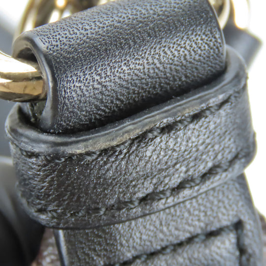 COACH Shoulder Bag F58288 Leather, PVC Dark brown Women Used Authentic