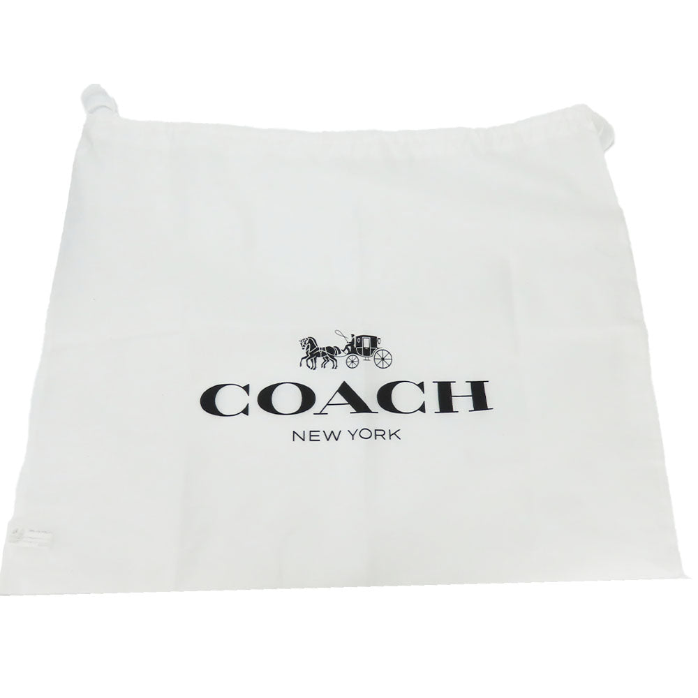 COACH Shoulder Bag F58288 Leather, PVC Dark brown Women Used Authentic