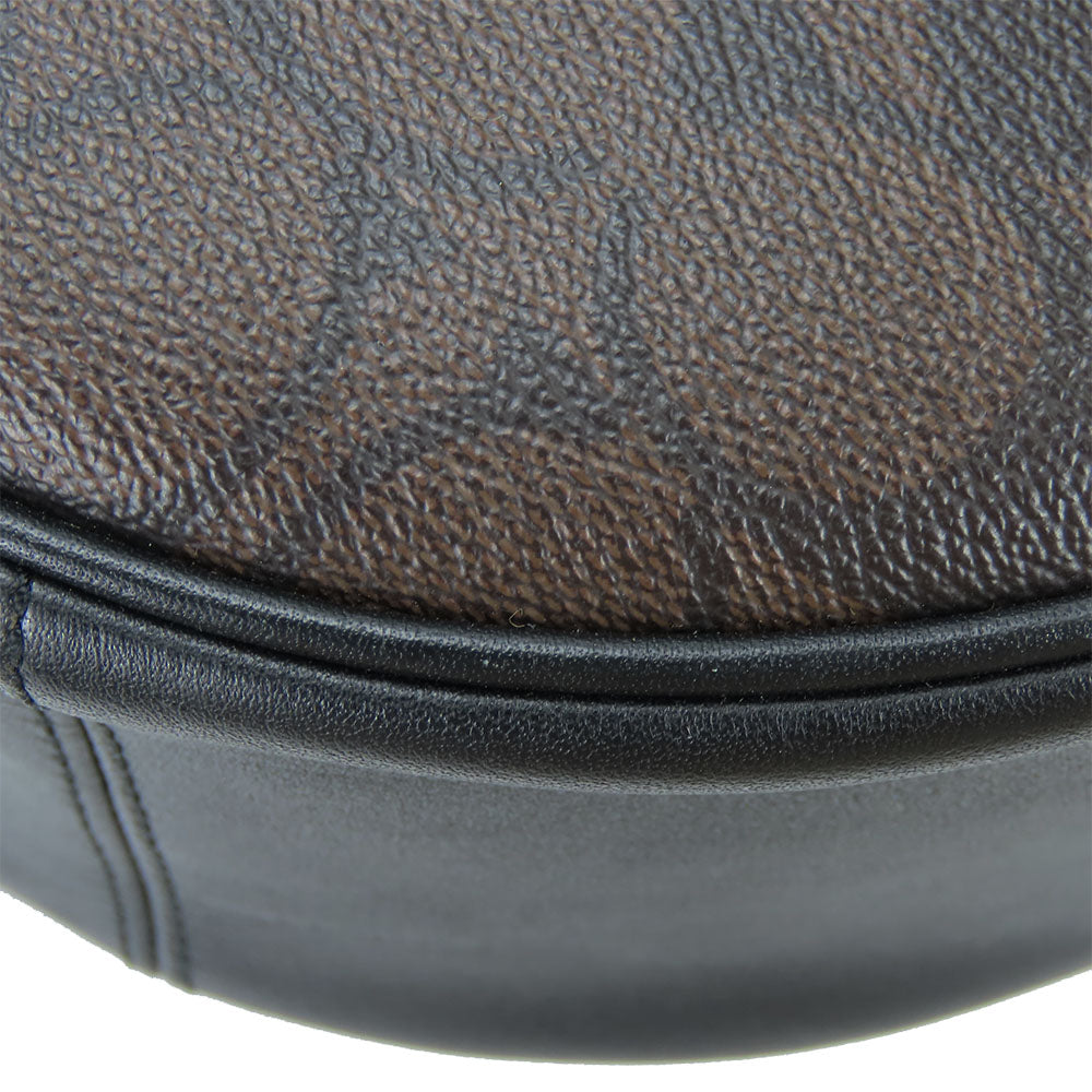 COACH Shoulder Bag F58288 Leather, PVC Dark brown Women Used Authentic