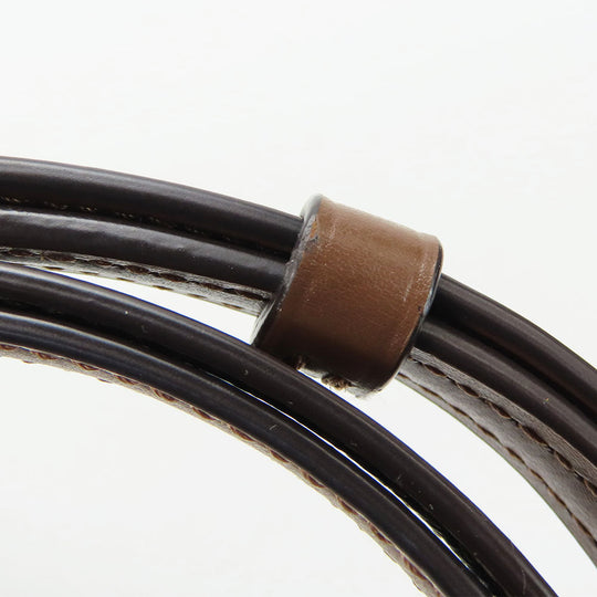 COACH Handbag F67027 PVC, Leather Brown Women Used Authentic