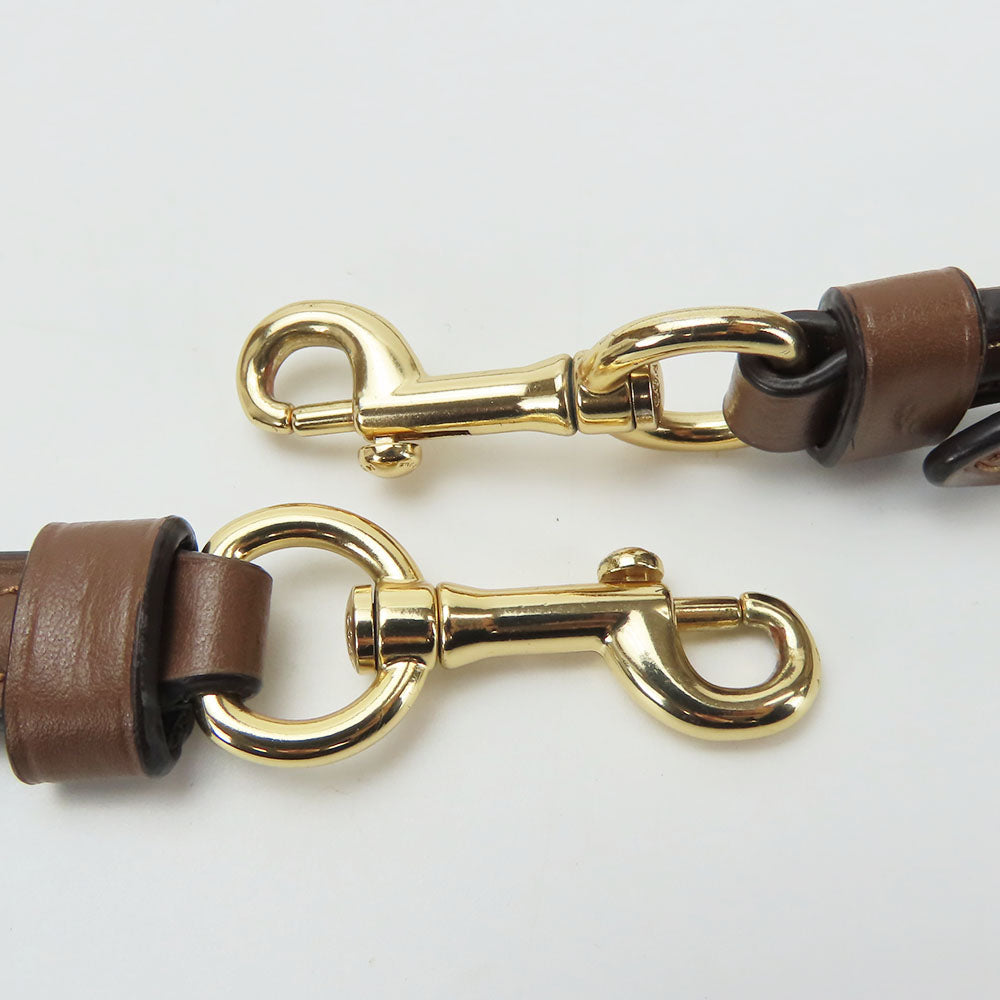 COACH Handbag F67027 PVC, Leather Brown Women Used Authentic