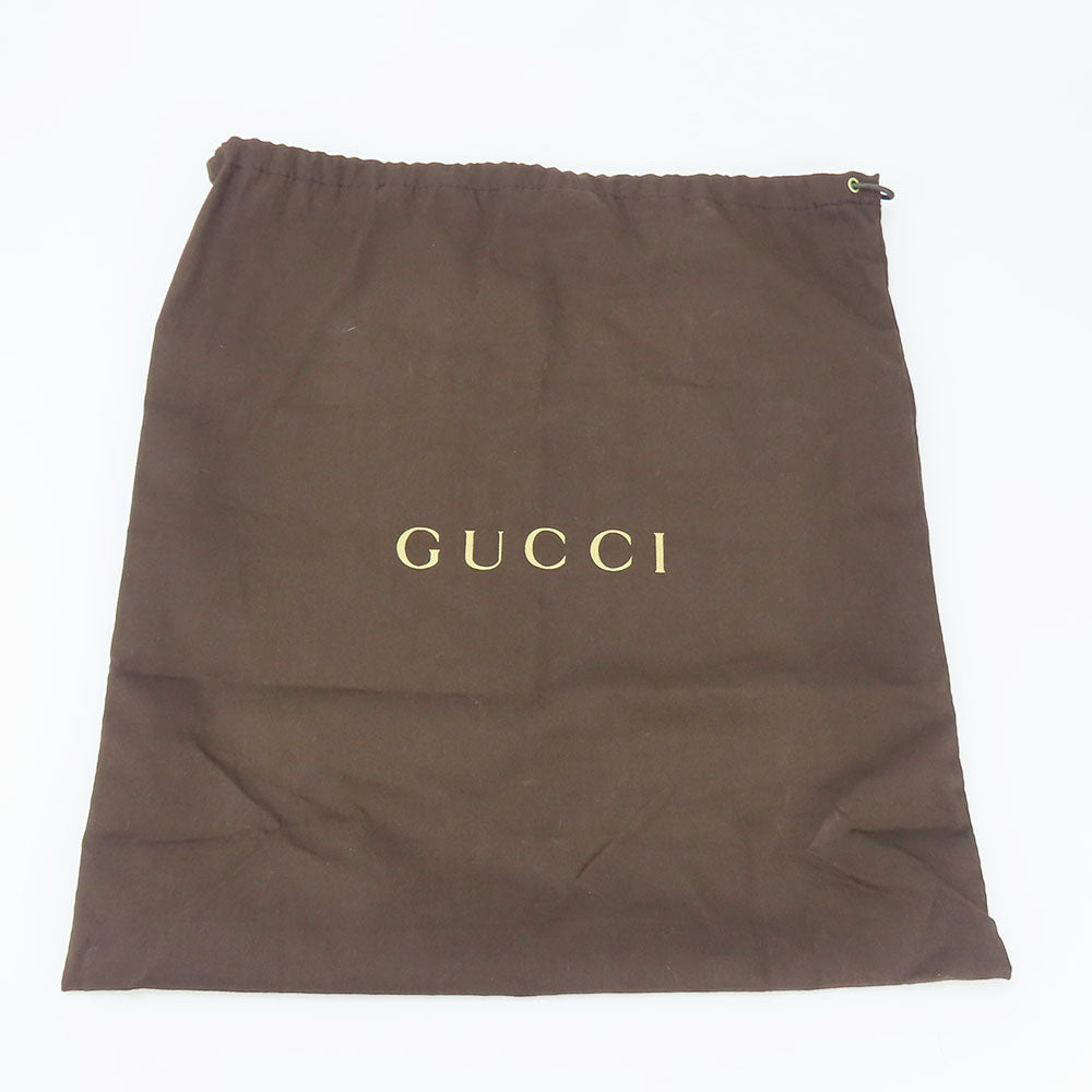GUCCI Handbag 449241 Leather, GG canvas Brown Women Used Authentic