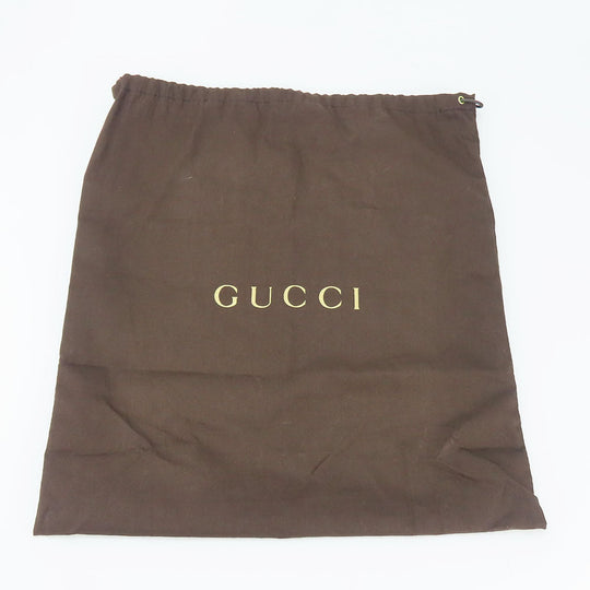 GUCCI Handbag 449241 Leather, GG canvas Brown Women Used Authentic