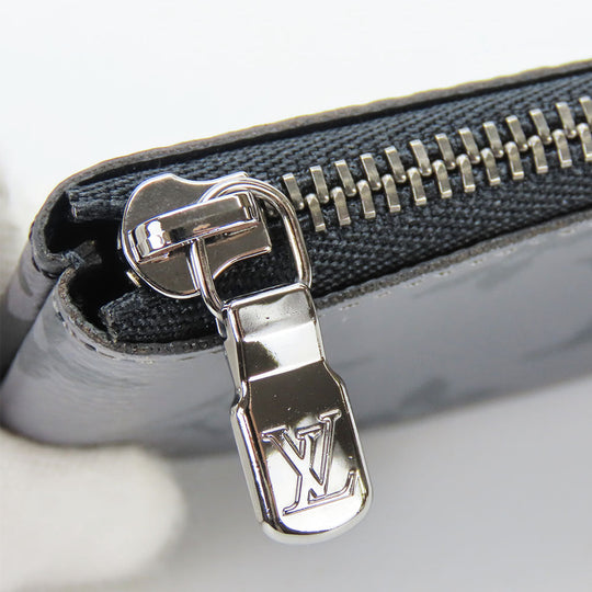 LOUIS VUITTON Coin case M80905 Monogram Eclipse gray Pochette Kle mens Used Authentic