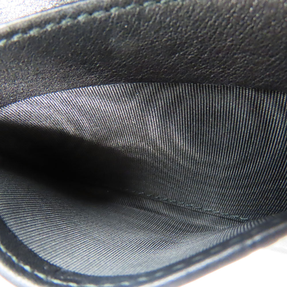 GUCCI Card Case 323401 Sima leather black unisex(Unisex) Used Authentic