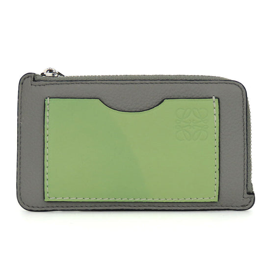 LOEWE Coin case leather gray