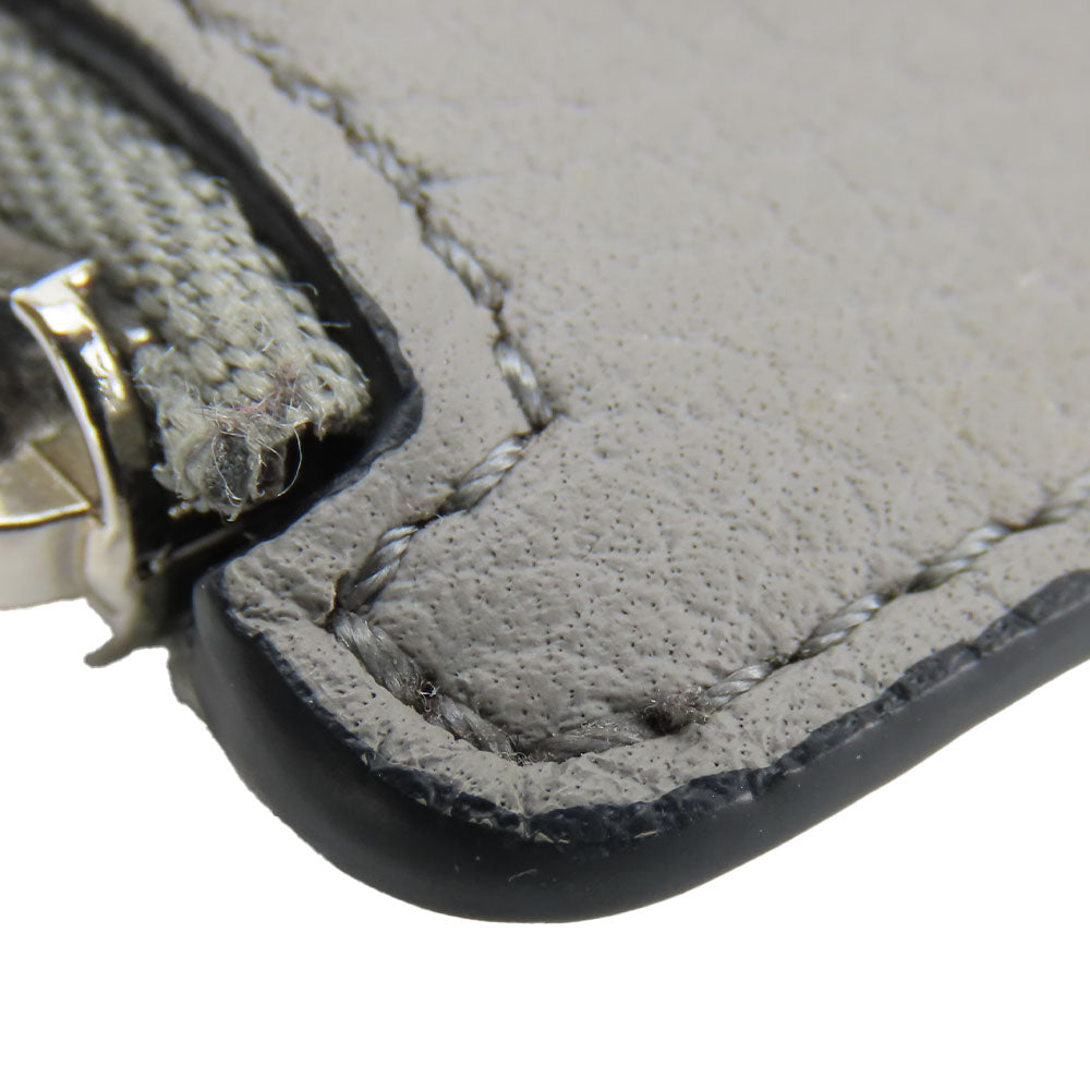 LOEWE Coin case leather gray