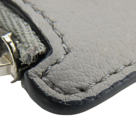 LOEWE Coin case leather gray