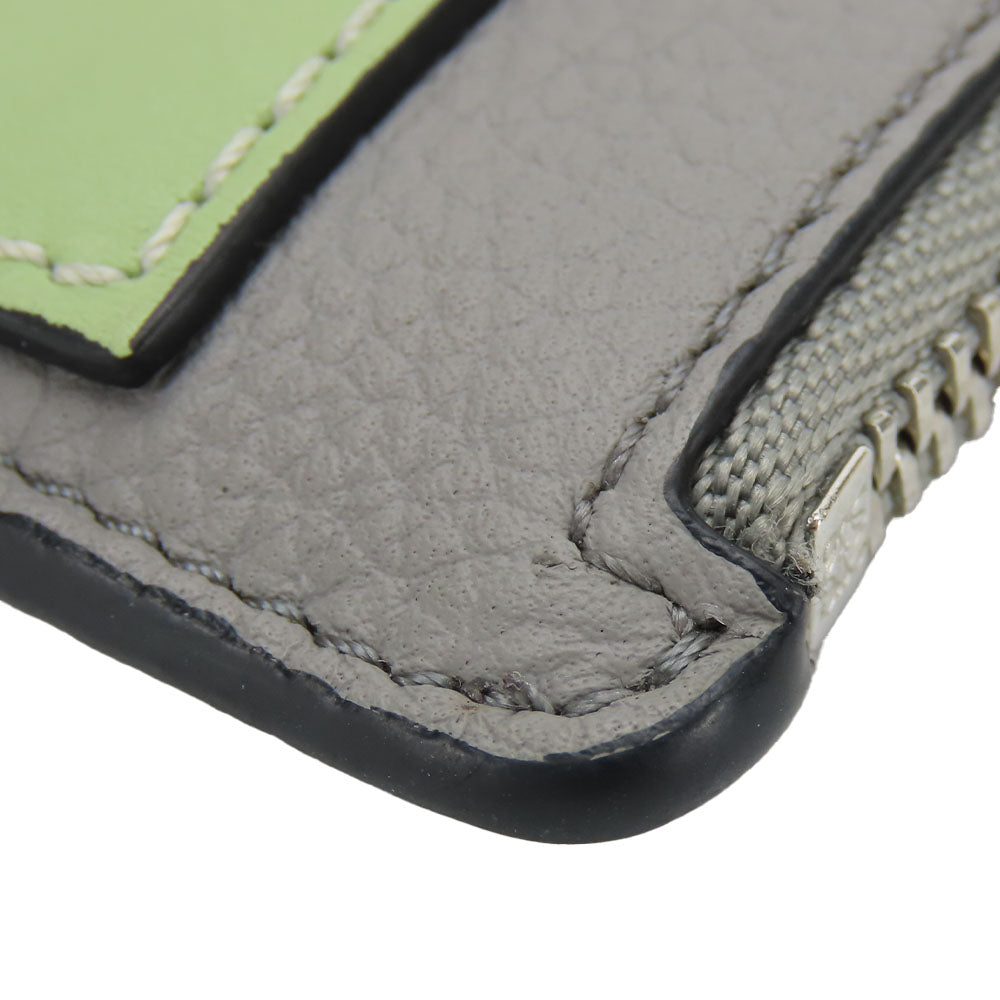 LOEWE Coin case leather gray