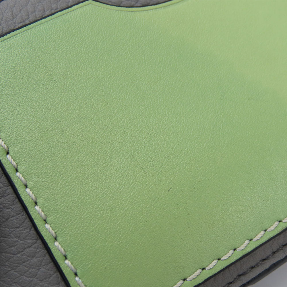 LOEWE Coin case leather gray