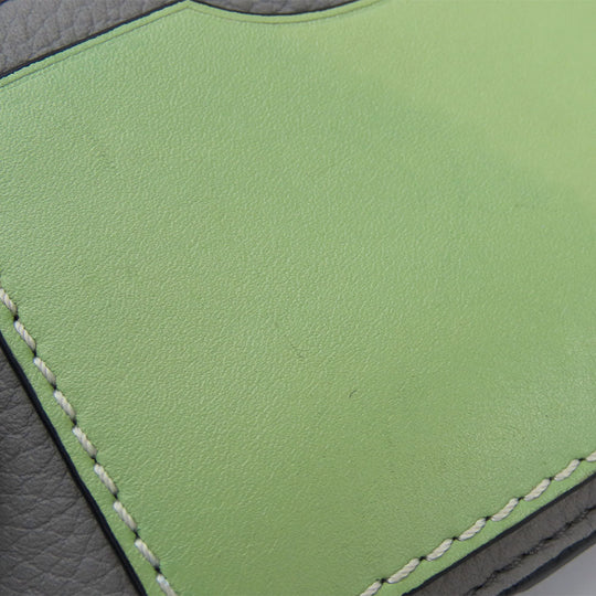 LOEWE Coin case leather gray