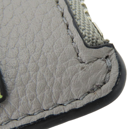 LOEWE Coin case leather gray